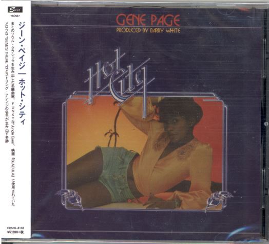 Gene Page - Hot City (Expanded Edition) Japan OBI